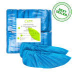 Set 100 acoperitori pantofi CPE, 15 x 41 cm, 3gr