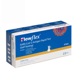 Test Rapid Antigen, Nazofaringian Flowflex Set 5 buc Test Rapid Antigen, Nazofaringian Flowflex Set 5 buc