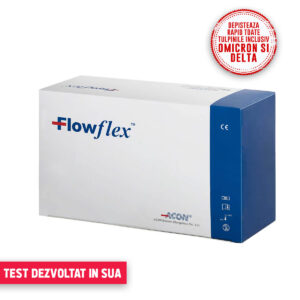 Teste Rapide COVID-19 Antigen,Nazal, Flowflex, Acon Biotech, set 25 Teste/cutie
