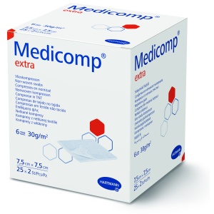 MEDICOMP extra sterile 7,5 x 7,5 cm