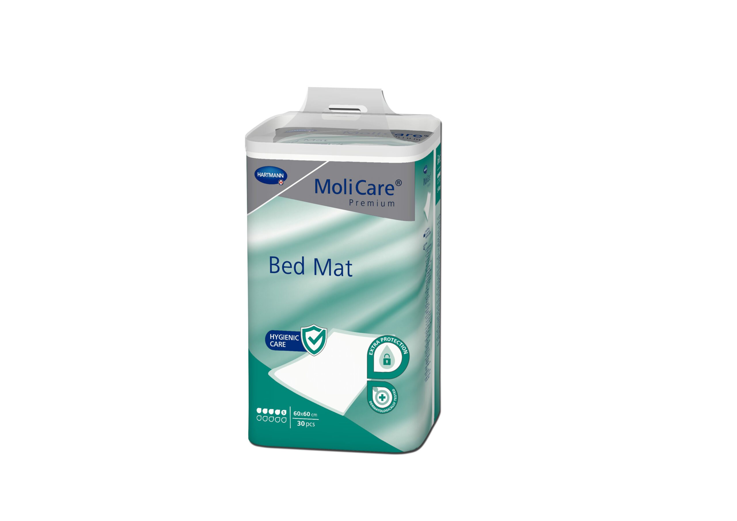 MoliCare Premium Bed Mat 5 picaturi 60x60cm 1
