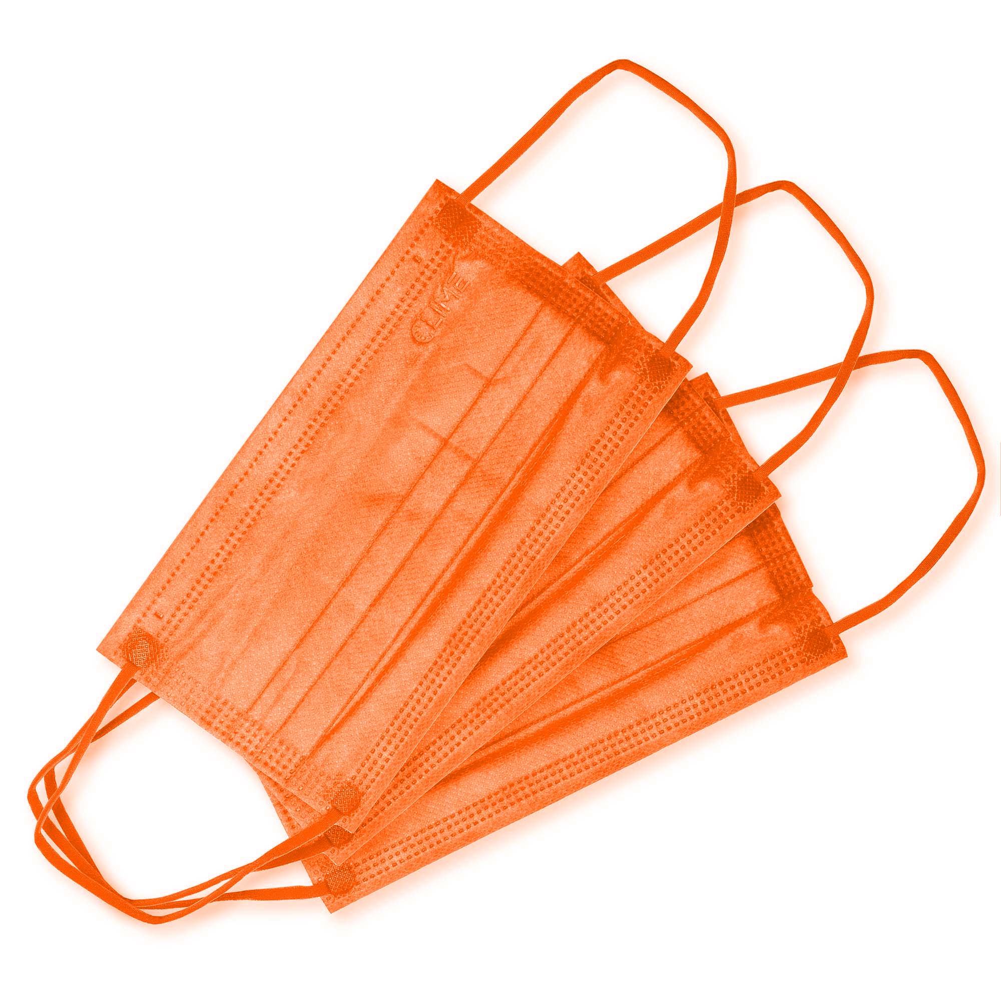 Masti Chirurgicale 4 straturi Tip IIR Full Color Exuberant Orange - LIME 2