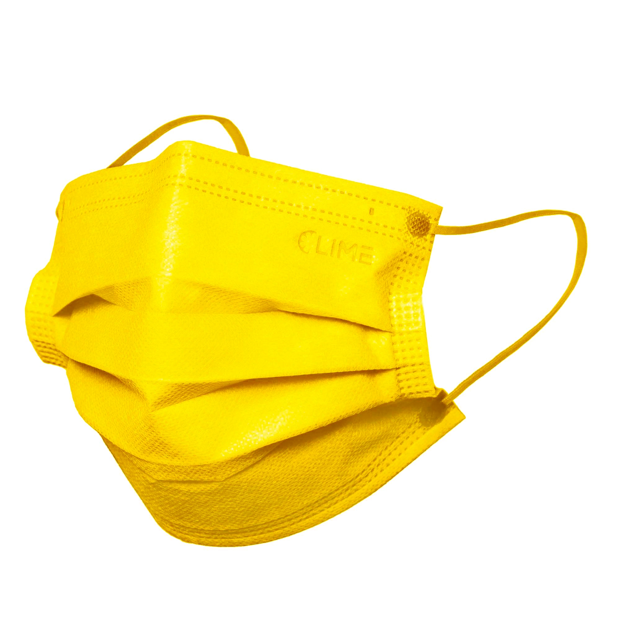 Masti Chirurgicale 4 straturi Tip IIR Full Color Lemon Yellow - LIME 1