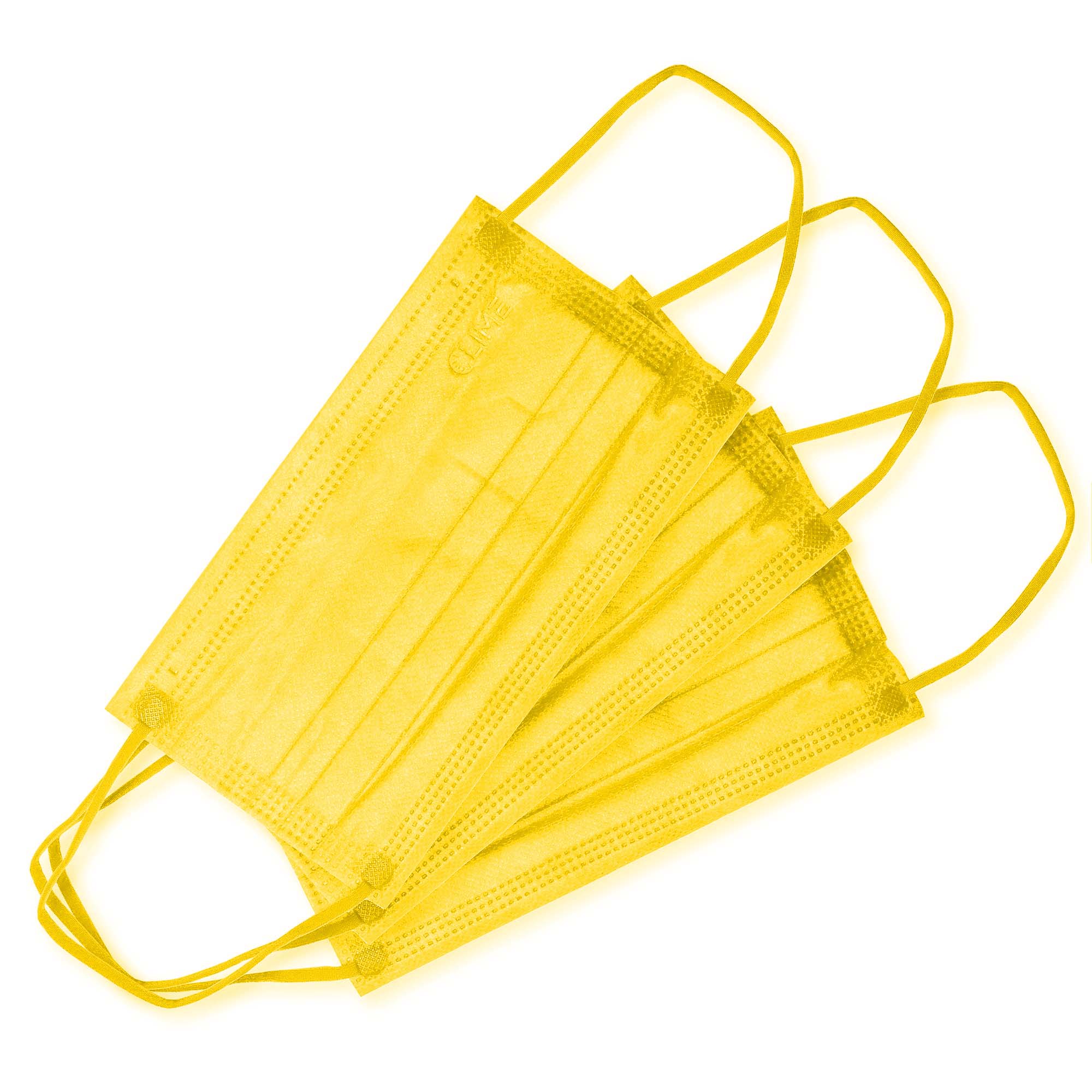 Masti Chirurgicale 4 straturi Tip IIR Full Color Lemon Yellow - LIME 2