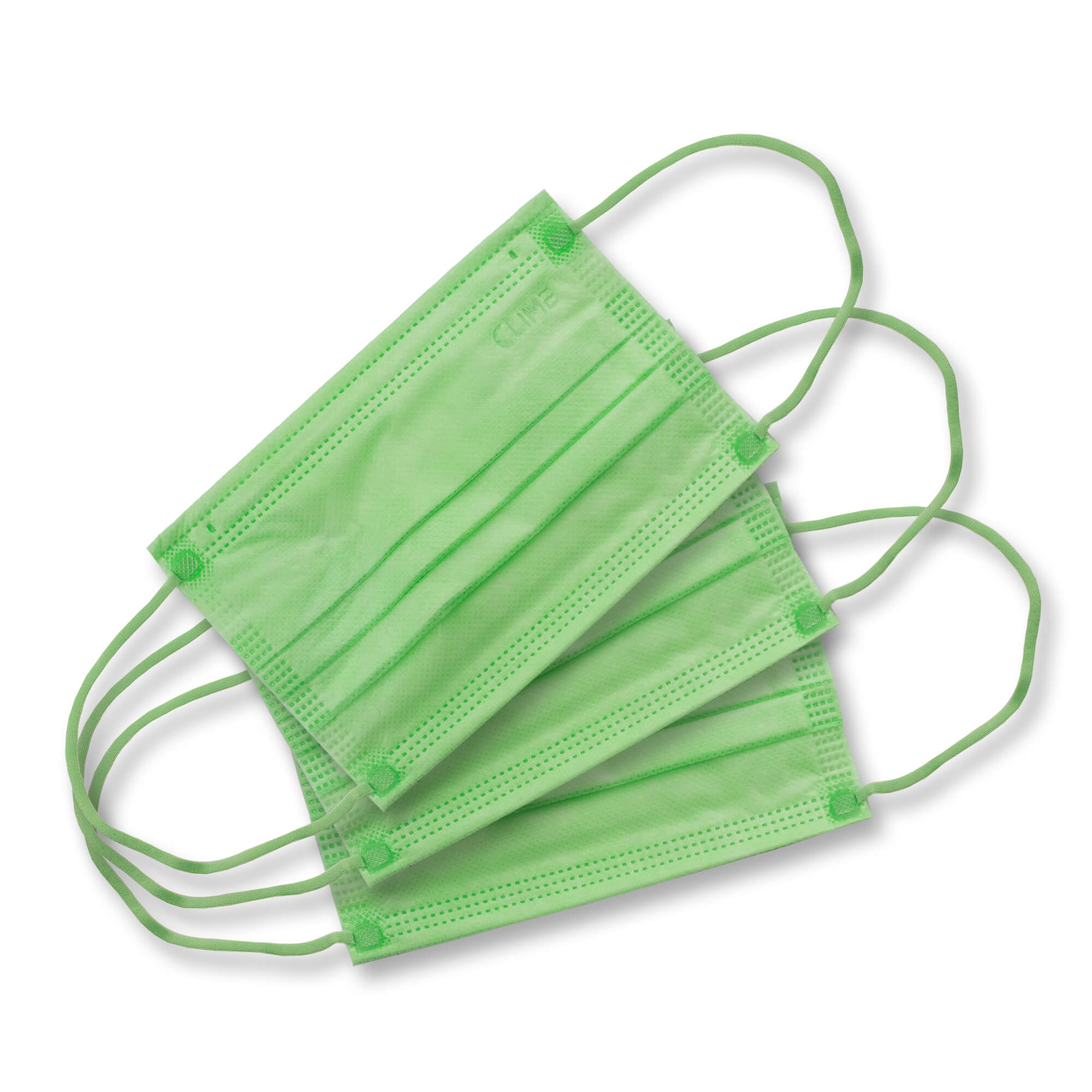 Masti Copii Medicale Tip IIR 4 straturi Green Vibrant - LIME 2