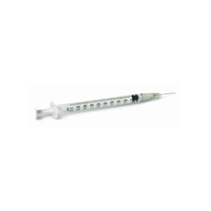 Seringa insulina 1ml/100ui cu ac G26 detasabil - 100 buc/cutie