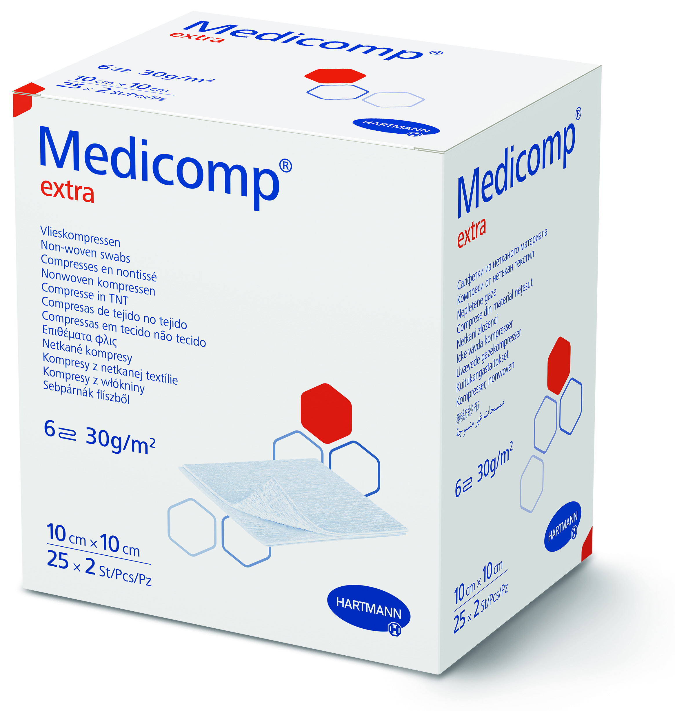 Medicomp Extra Sterile, 10cm x 10cm 1