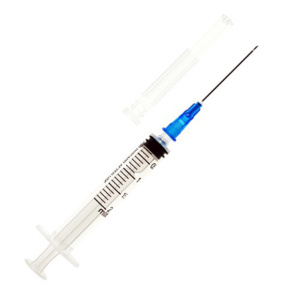 Seringa 2 ml cu ac G23 ( 0,60x30mm ),luer slip, 3 componente