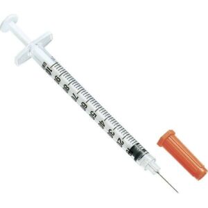 Seringa insulina 1 ml/100 ui cu ac G29 Fix (0.33 X 13 mm)
