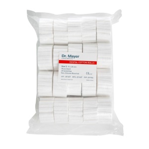 Rulouri dentare din bumbac NR. 2 (38x10mm), 1000 buc/set