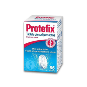 Tablete de Curatare Proteza Dentara Protefix, 66 buc