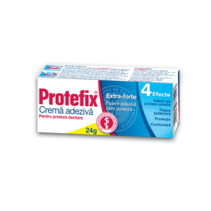 Crema Adeziva Proteza Dentara Protefix Extra Forte, 24 g