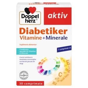 Supliment Alimentar Doppelherz Diabetiker Vitamine, 30 comprimate
