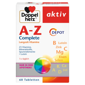 Supliment alimentar Doppelherz A-Z LUTEINA, 60 tablete  Supliment alimentar Doppelherz A-Z LUTEINA, 60 tablete