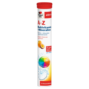 Supliment alimentar Doppelherz A-Z, 15 comprimate efervescente Supliment alimentar Doppelherz A-Z, 15 comprimate efervescente