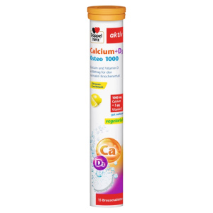 Supliment alimentar Doppelherz Aktiv Calciu cu Vitamina D3 Osteo 1000, 15 comprimate efervescente Supliment alimentar Doppelherz Aktiv Calciu cu Vitamina D3 Osteo 1000, 15 comprimate efervescente
