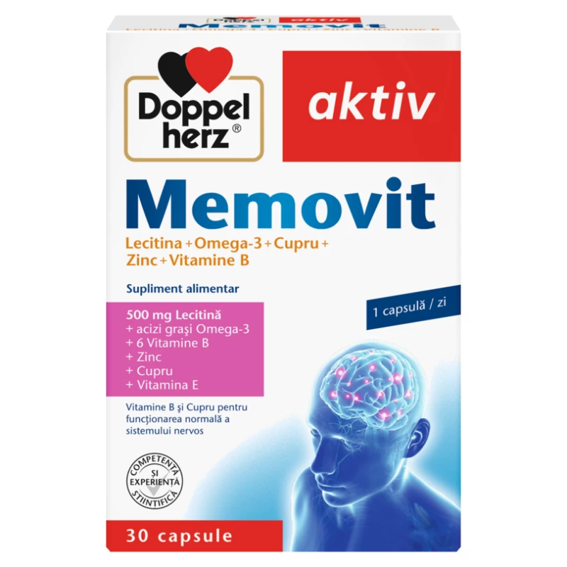 Supliment alimentar Doppelherz AKTIV MEMOVIT, 30 capsule