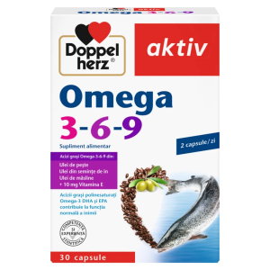 Supliment alimentar Doppelherz Aktiv OMEGA 3-6-9, 30 capsule