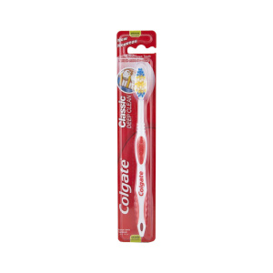 Periuta de dinti, Colgate Classic Deep Clean, alb-rosu Periuta de dinti, Colgate Classic Deep Clean, alb-rosu