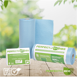 Bavete ECO rola blue, 50x60 80 buc - Perfecto Bavete ECO rola blue, 50x60 80 buc - Perfecto
