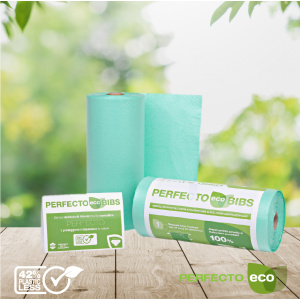 Bavete ECO rola green 50x60 80 buc - Perfecto Bavete ECO rola green 50x60 80 buc - Perfecto