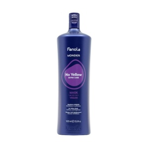 Masca pentru par blond sau decolorat Fanola Wonder No Yellow Mask, 1000 ml Masca pentru par blond sau decolorat Fanola Wonder No Yellow Mask, 1000 ml