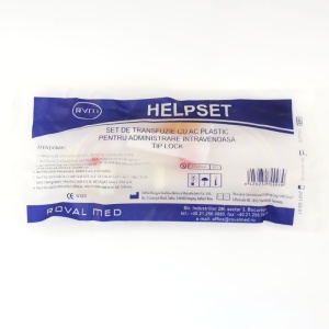 Transfuzor cu ac plastic HELPSET