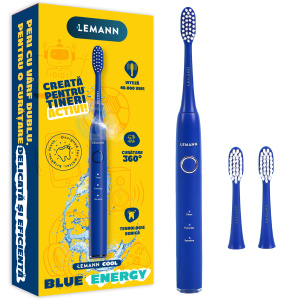 Periuta electrica pentru Copii Lemann Cool Blue Energy Periuta electrica pentru Copii Lemann Cool Blue Energy