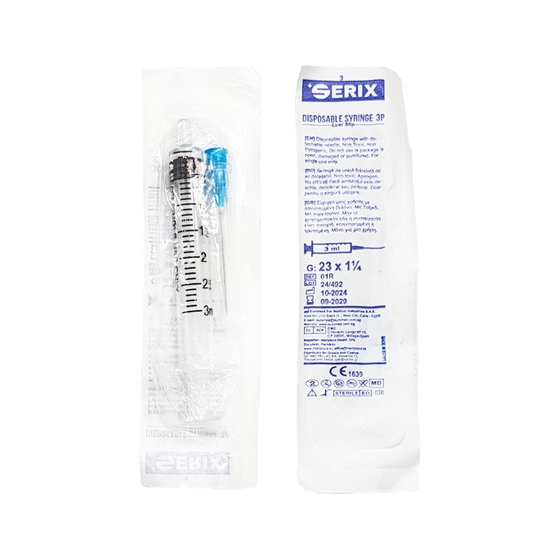 set-100-seringi-3p-luer-slip-3ml-cu-ac-23g-unica-folosinta-serix