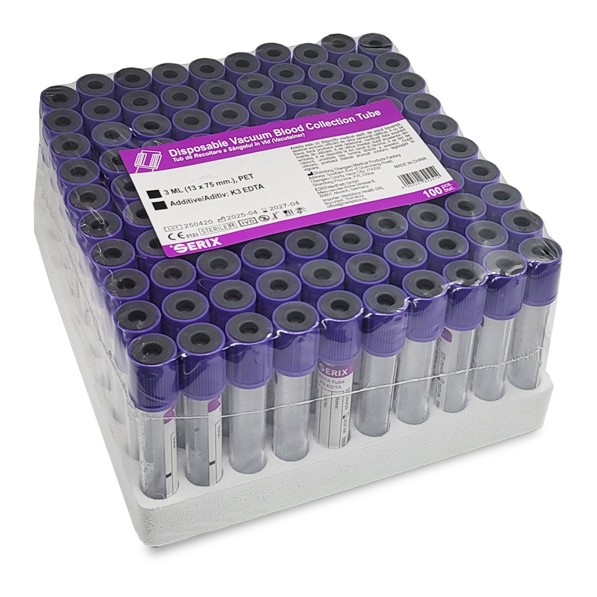 set-100-vacutainere-hematologie-mov-3-ml-k3-edta-pet-serix