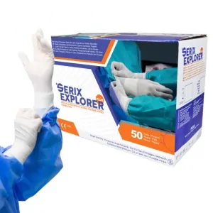 MANUSI CHIRURGICALE LATEX 8.5 NEPUDRATE SERIX EXPLORER PLUS 50 PER